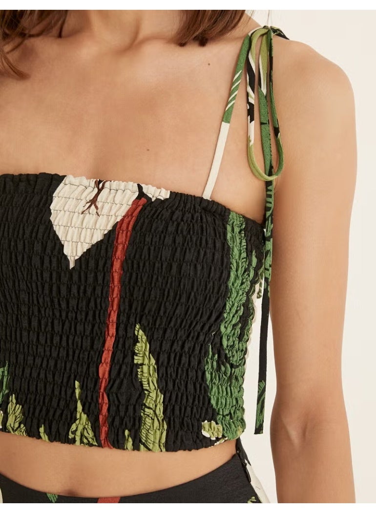 KOTON Melis Ağazat X - Thin Strap Patterned Athlete - Image 5